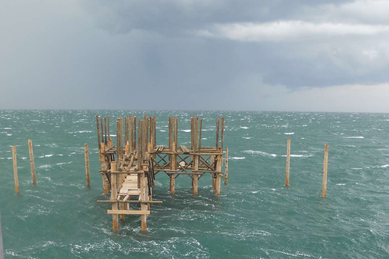 Gorza S.r.l. - Impiego dei pali - Trabucco (Bilancia da pesca) 
