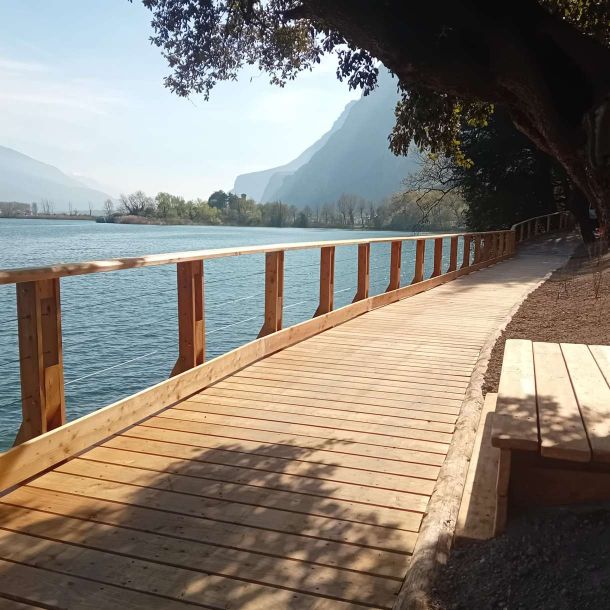 Gorza S.r.l. - Realizzazioni - Ciclopedonale Toblino