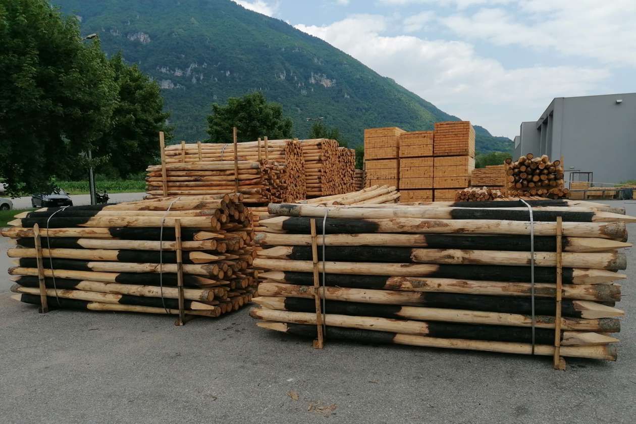 Gorza S.r.l. - Impiego dei pali - Pali per vigneti e frutteti 