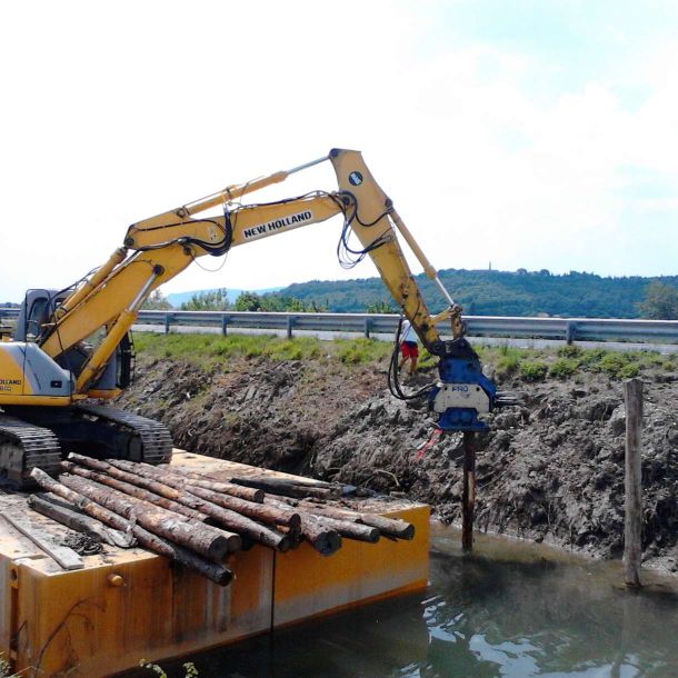 Gorza S.r.l. - Realizzazioni - Canale artificiale - Mossano (VI)